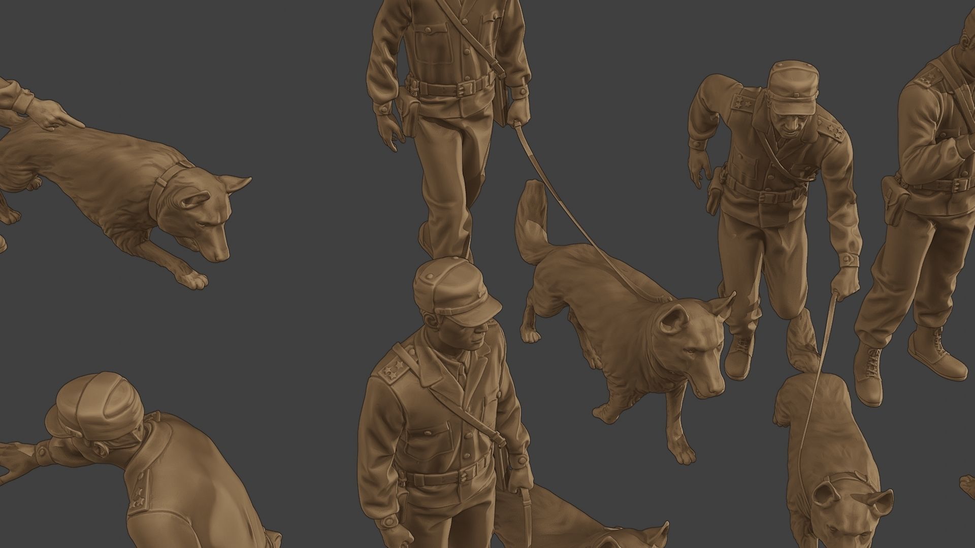 Czechoslovak communist Police K9 Pack 1 3D Model Collection_16