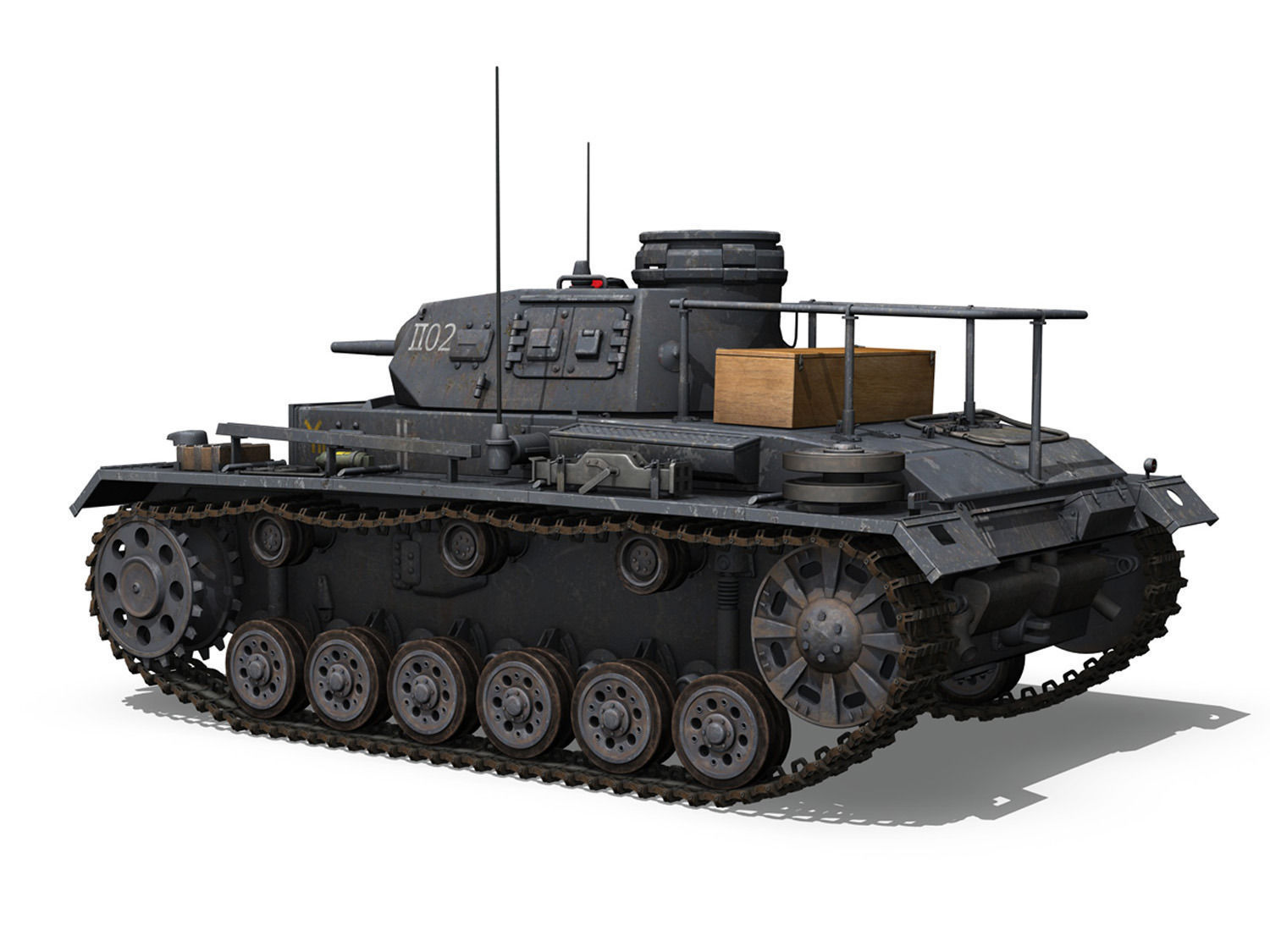 PzBefWg III - Ausf F - 9 PzDiv 3D model_2