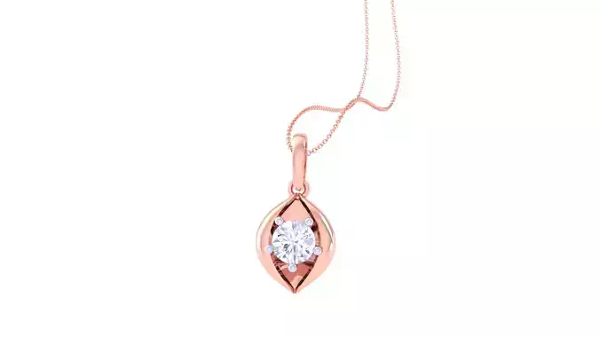 Women Solitaire Super Light Weight Pendant