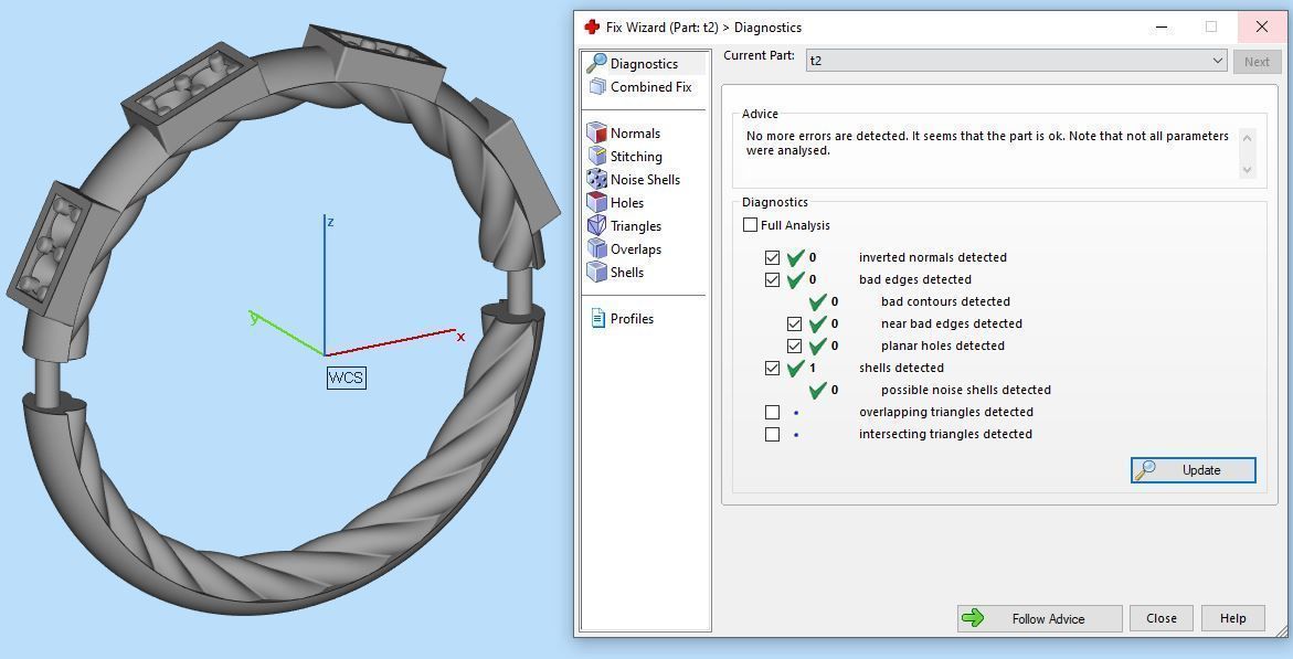 stylish diamond ring 3D print model_14