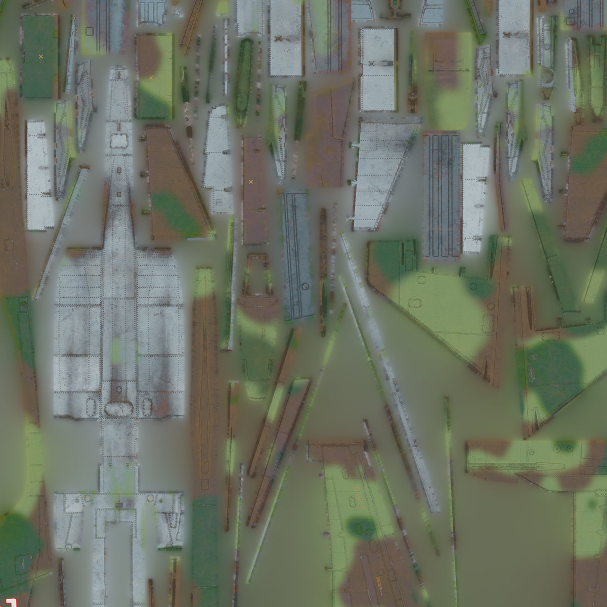 4K Textures with 2 Colors Su-25 Frogfoot  Low-poly 3D model_18