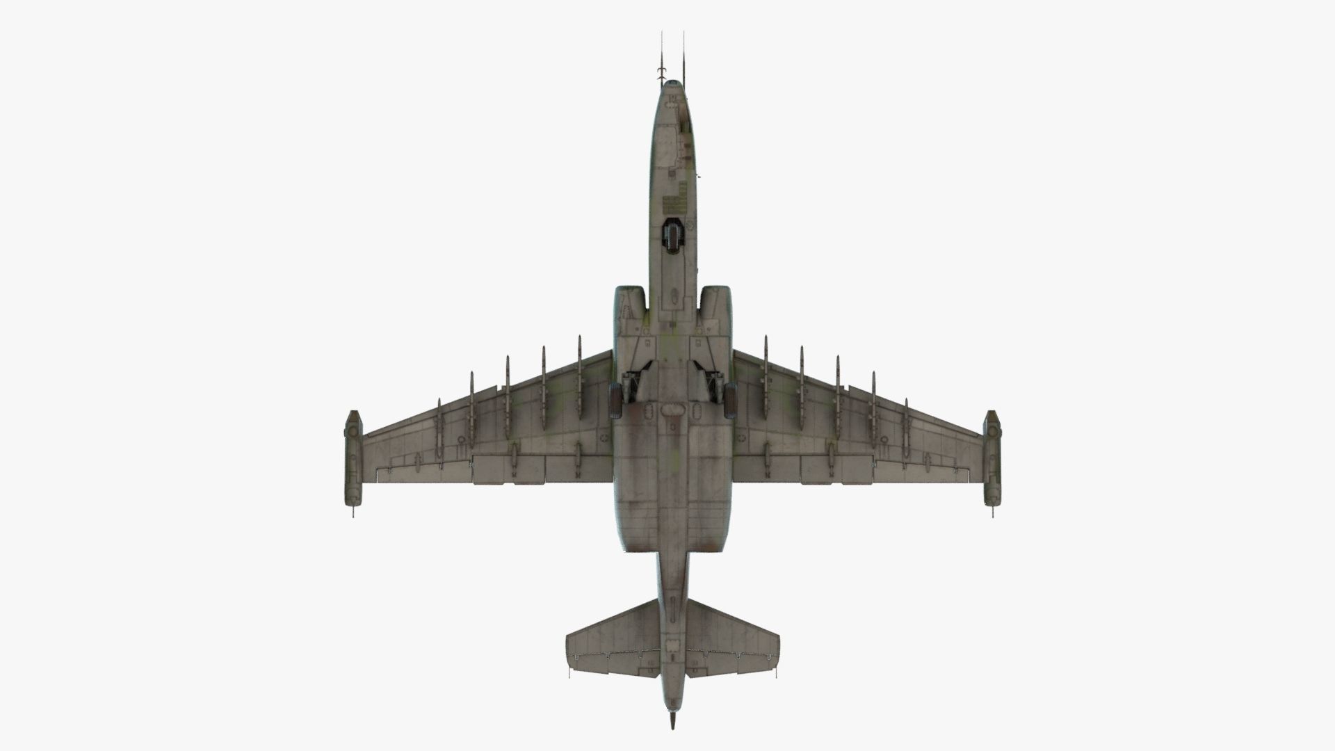 4K Textures with 2 Colors Su-25 Frogfoot  Low-poly 3D model_12