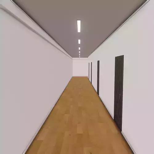 Office empty room Interior model