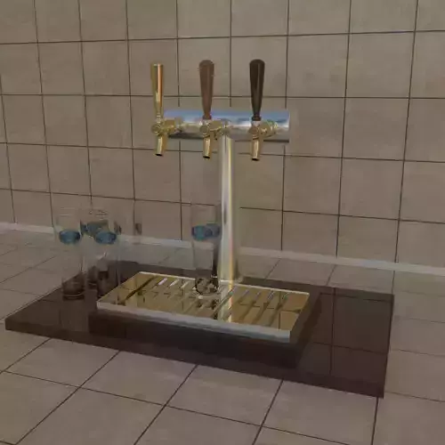 bar material Free 3D model