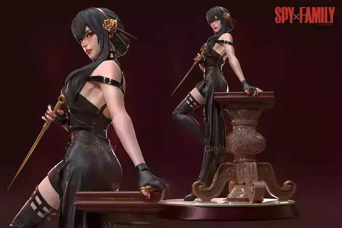 Yor Forger From SpyXFamily 3D print model