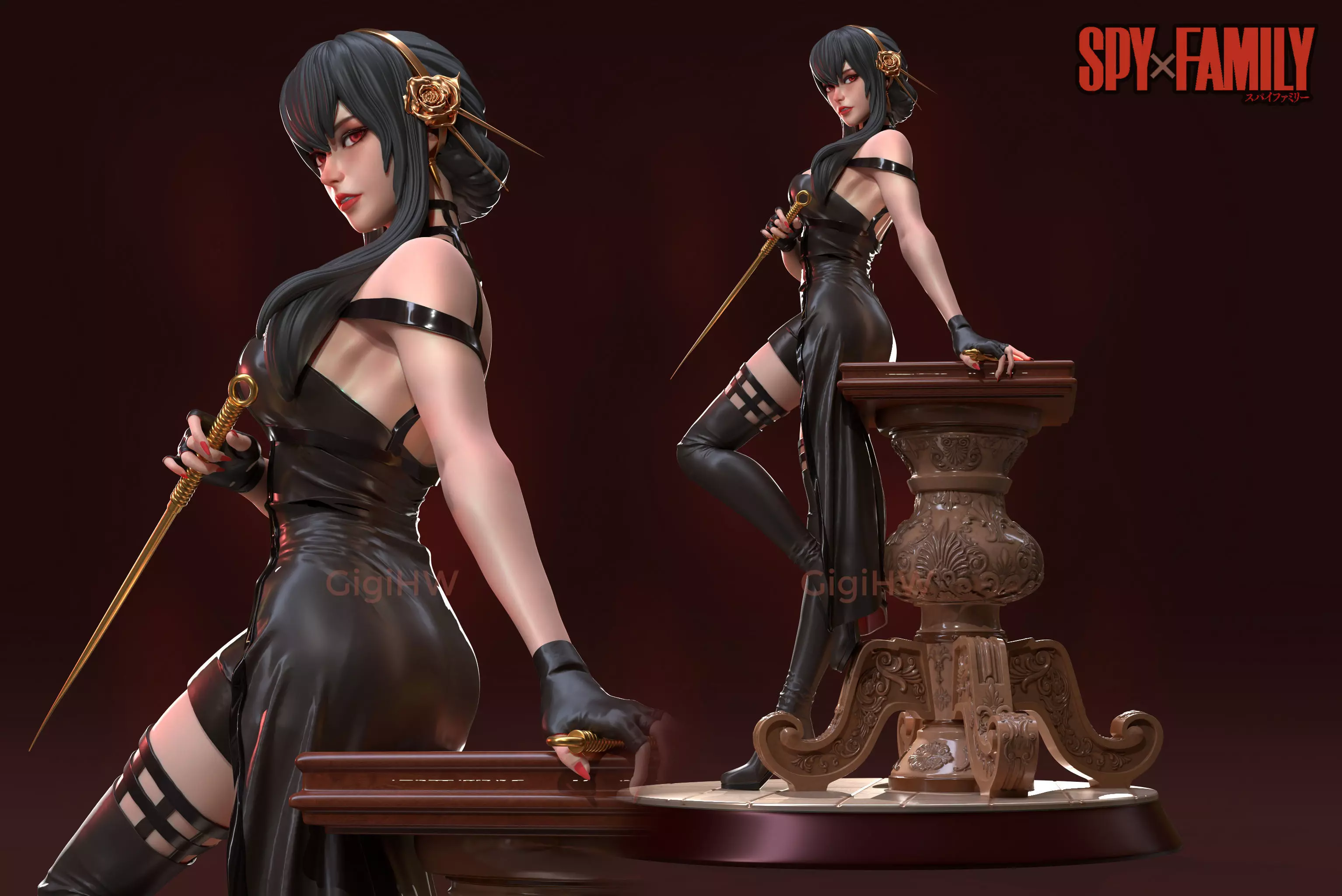 Yor Forger From SpyXFamily 3D print model_0