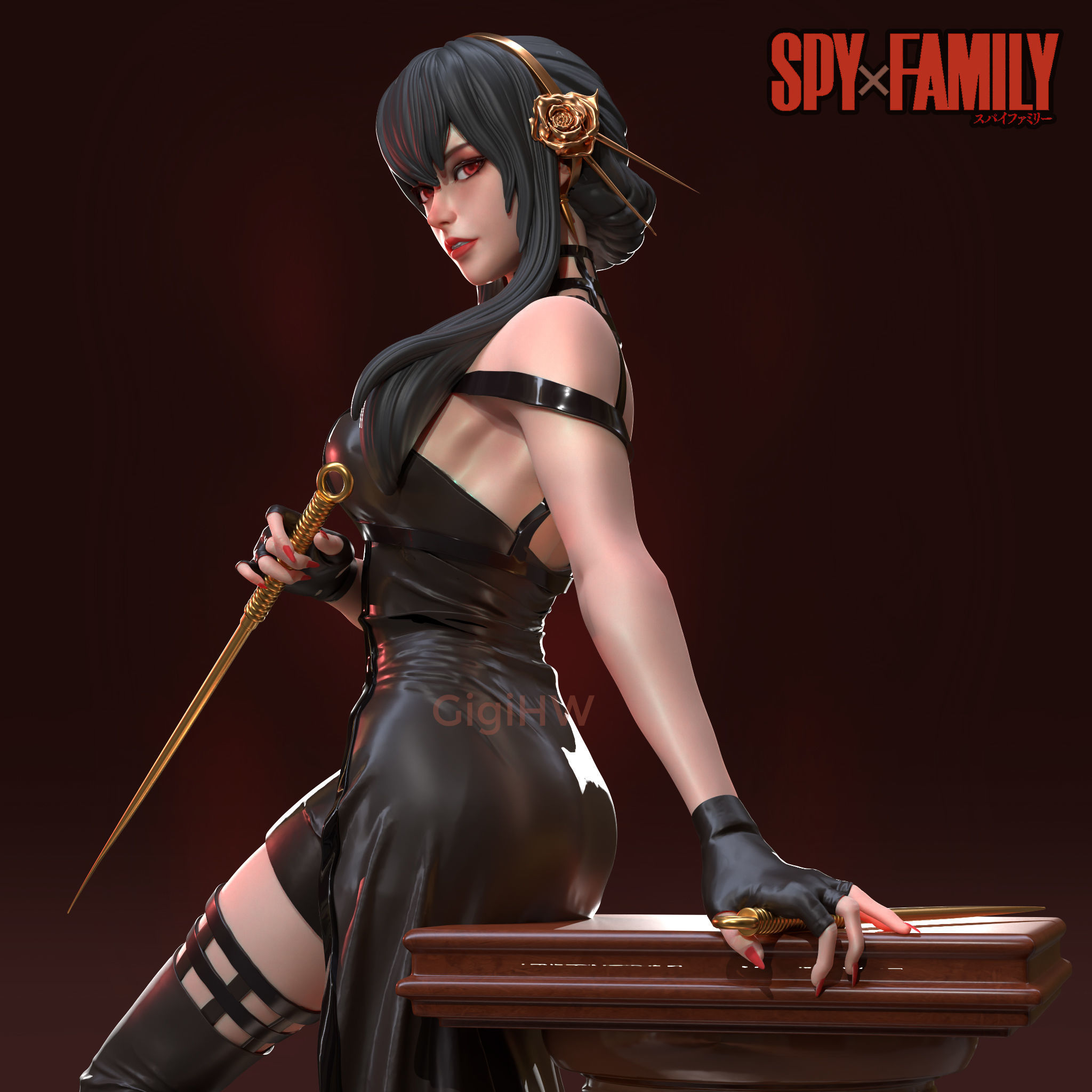 Yor Forger From SpyXFamily 3D print model_4
