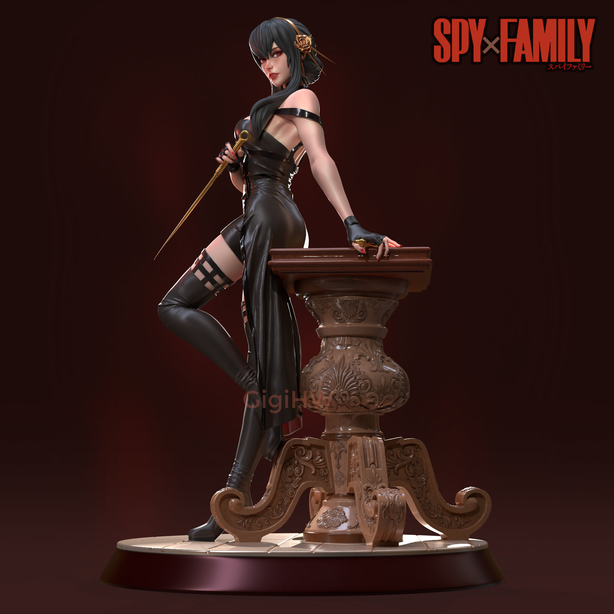 Yor Forger From SpyXFamily 3D print model_3