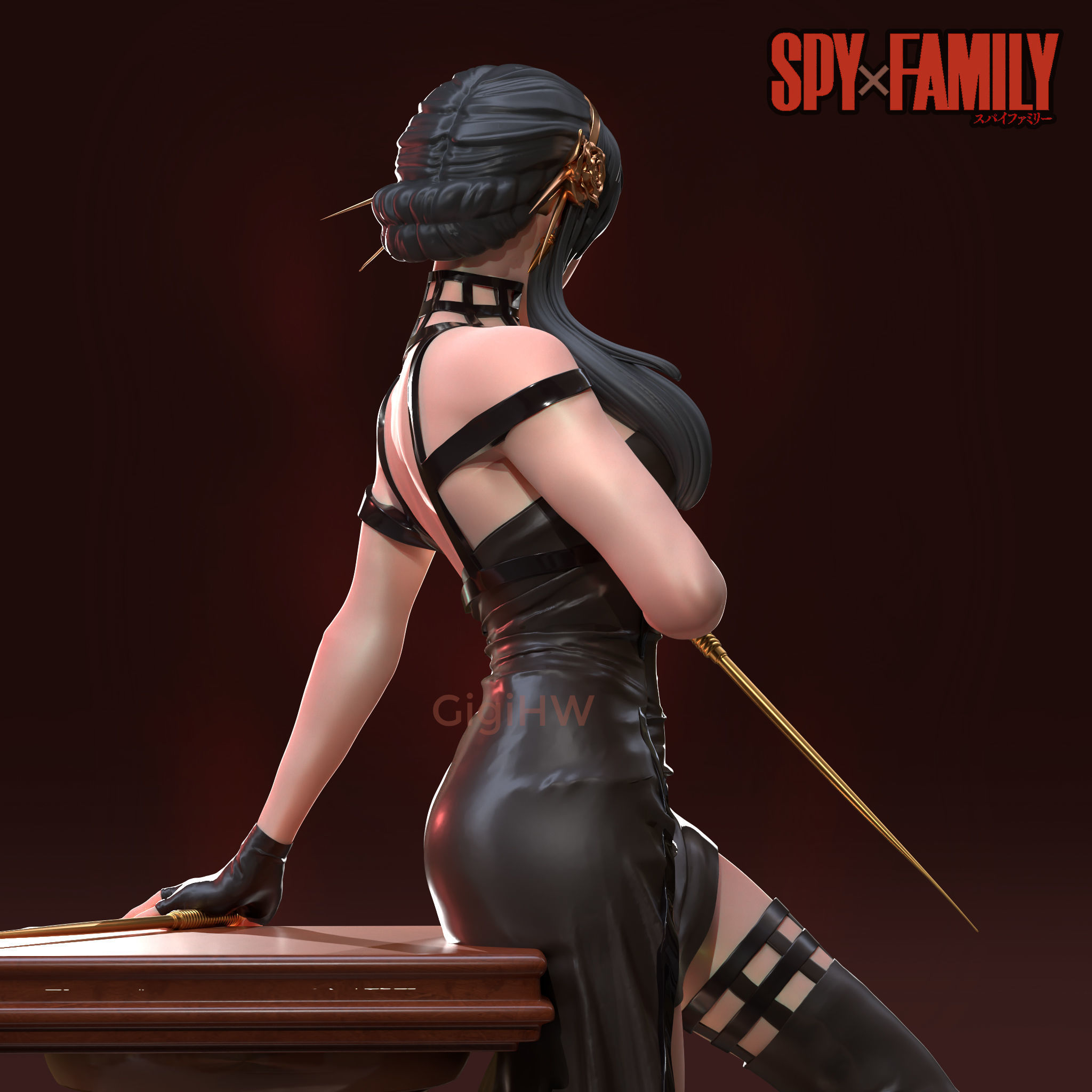 Yor Forger From SpyXFamily 3D print model_8