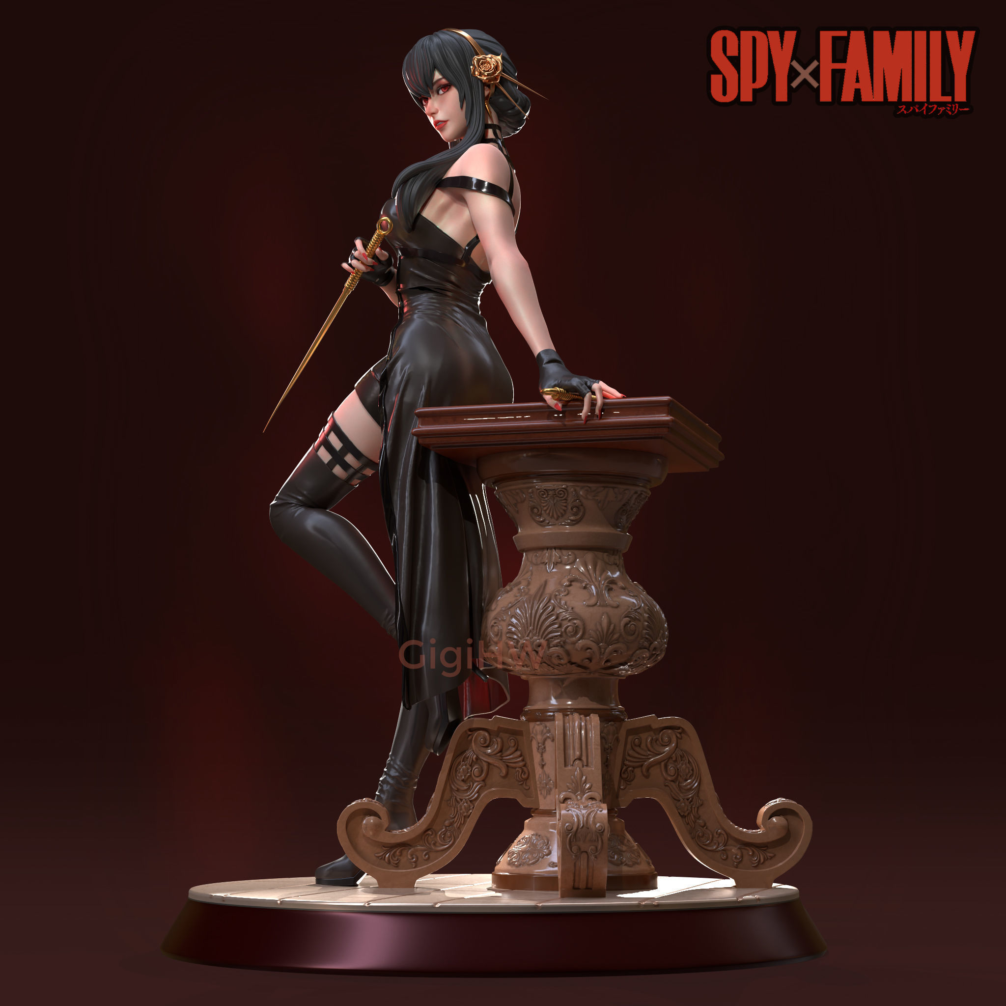 Yor Forger From SpyXFamily 3D print model_7
