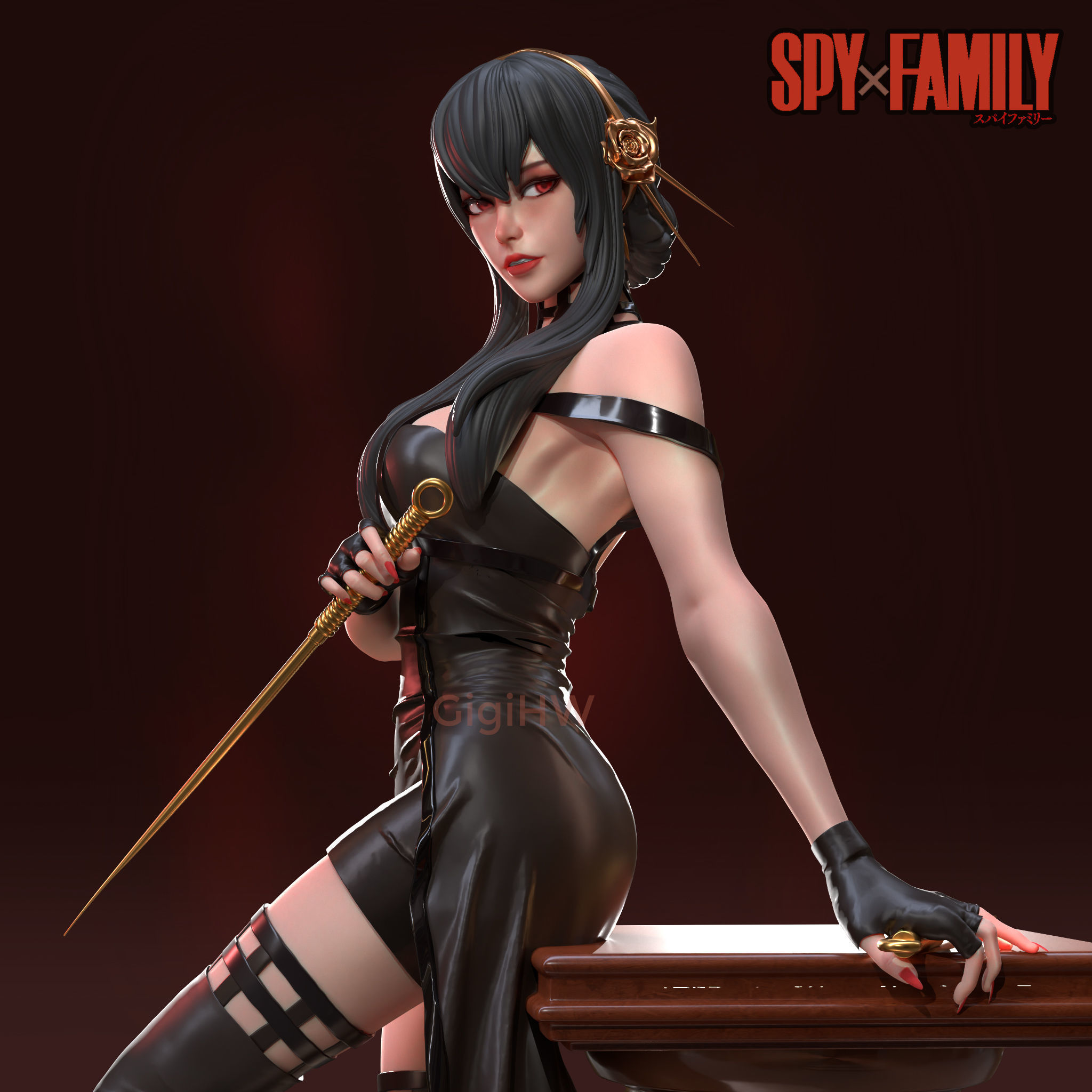 Yor Forger From SpyXFamily 3D print model_2