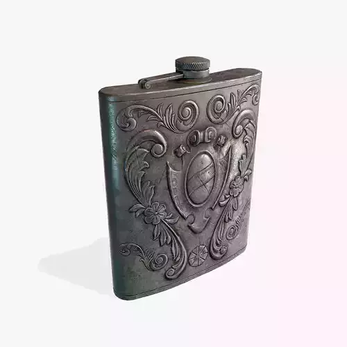 Antique Silver flask