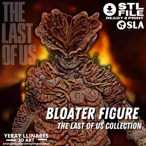 BLOATER FIGURE FROM THE LAST OF US 3D print model