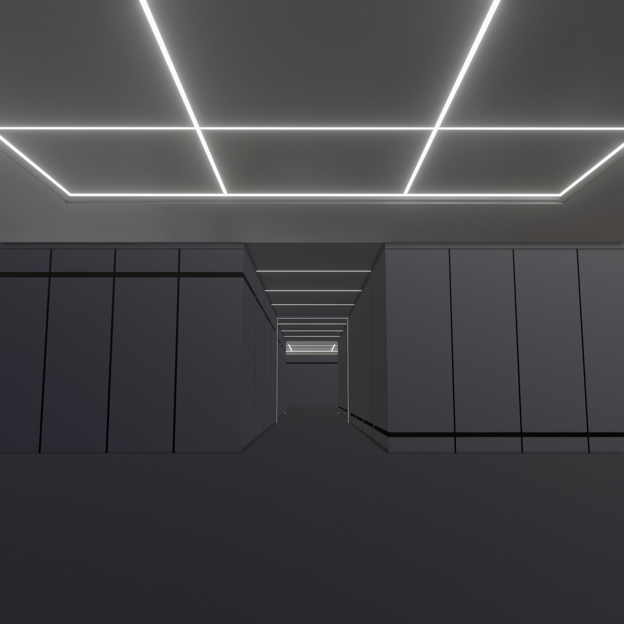 3D SCI FI interior 3D model_1