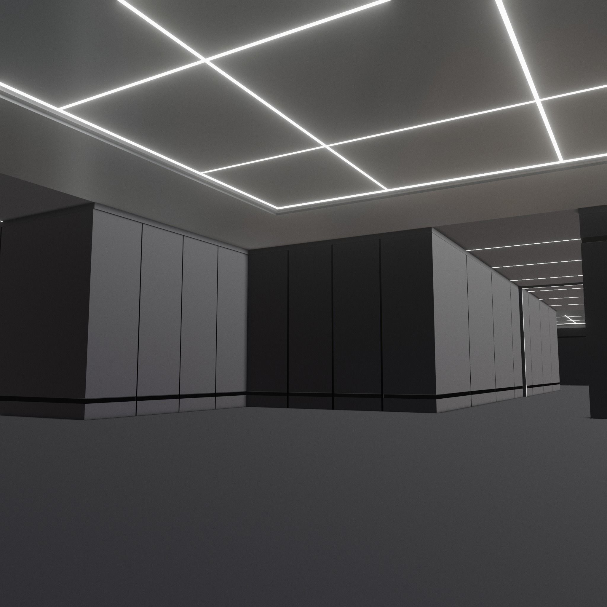 3D SCI FI interior 3D model_3