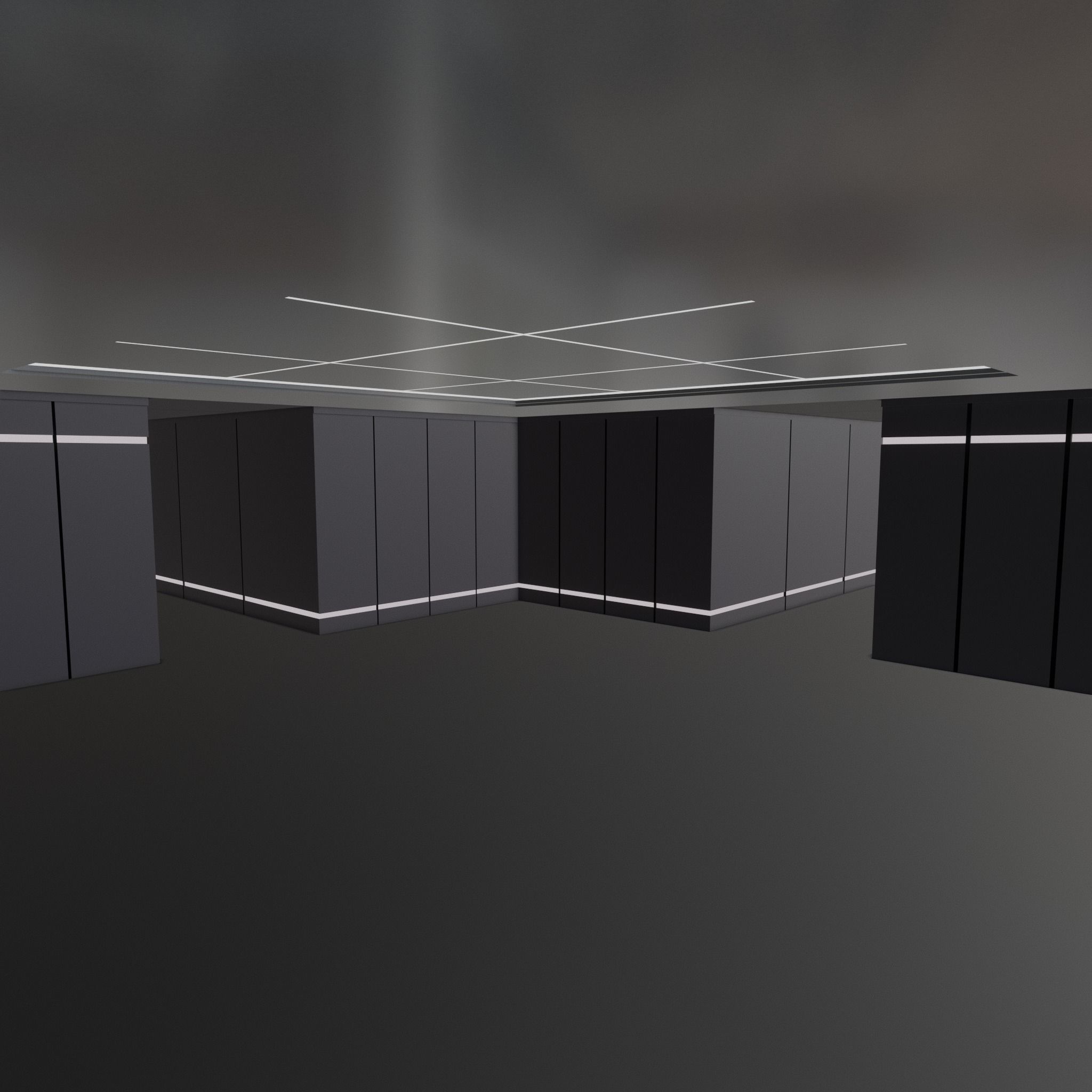 3D SCI FI interior 3D model_5