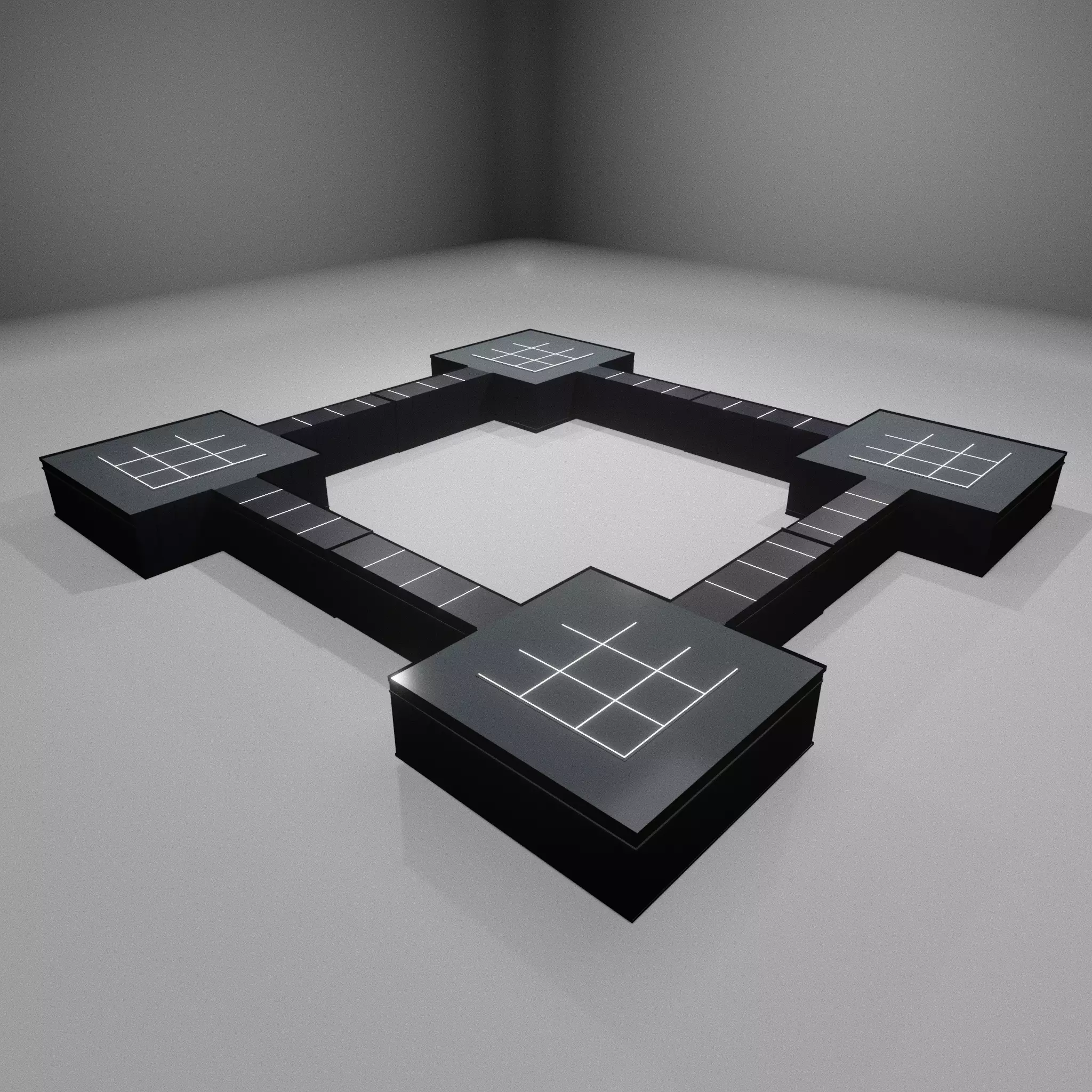 3D SCI FI interior 3D model_0