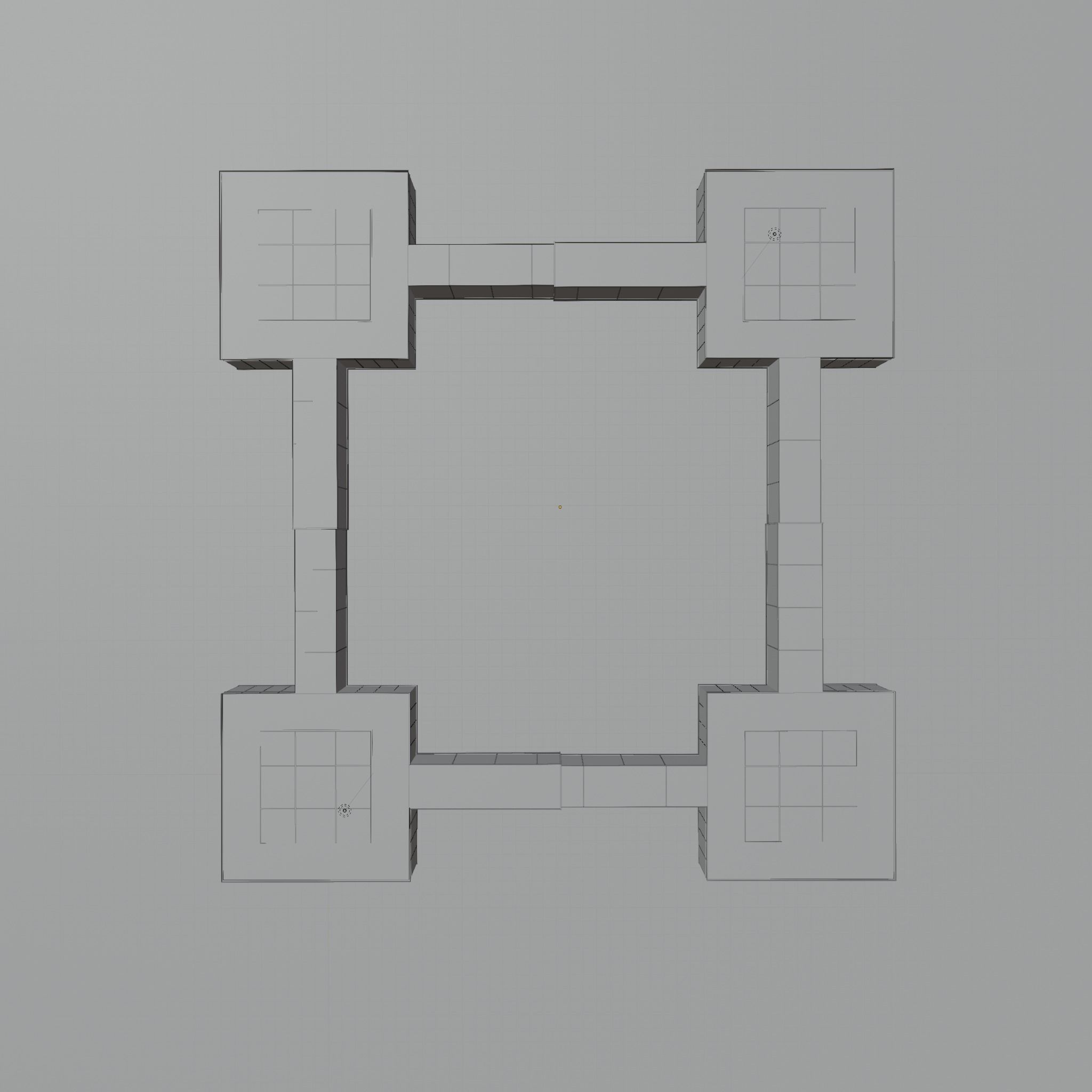 3D SCI FI interior 3D model_9