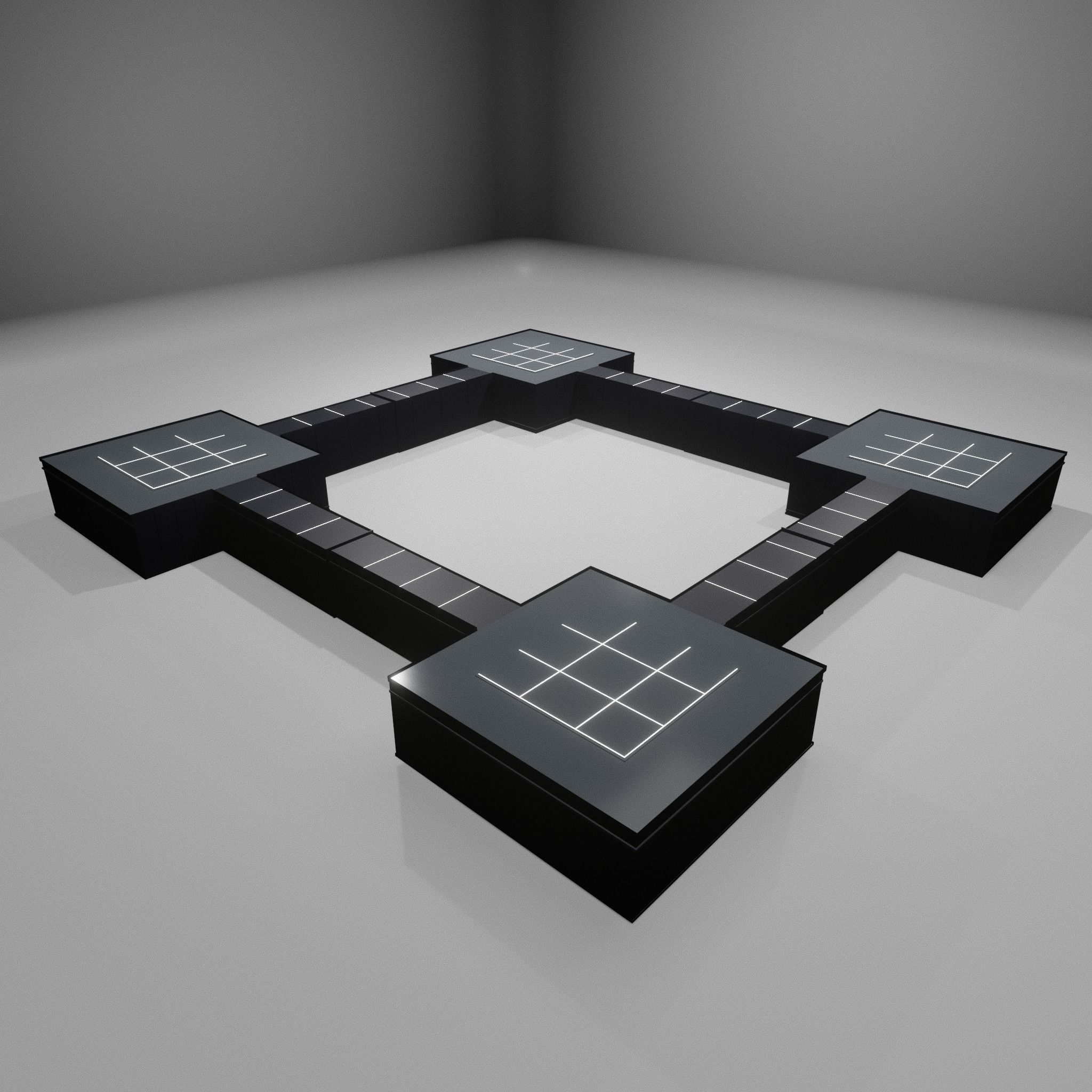 3D SCI FI interior 3D model_7