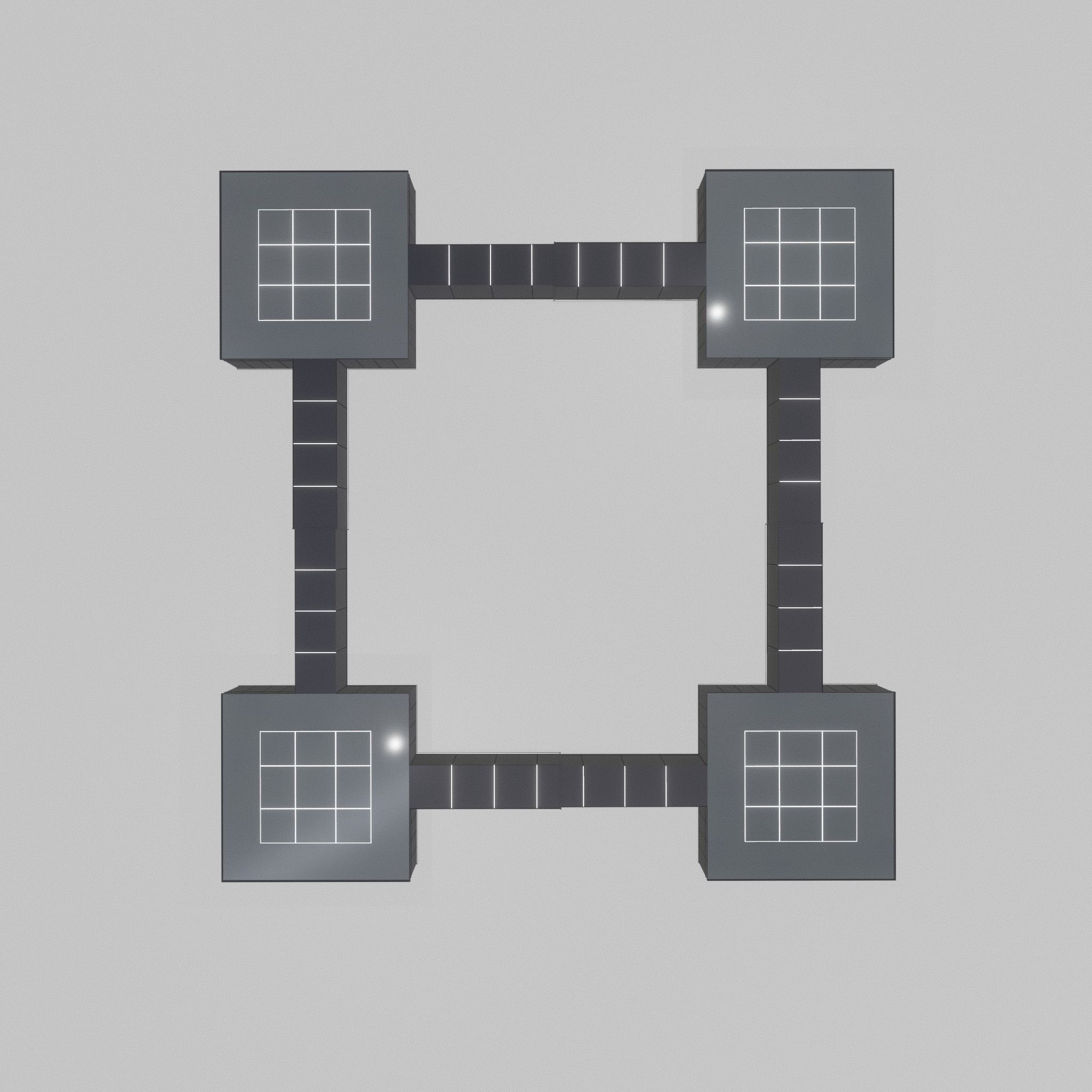 3D SCI FI interior 3D model_8