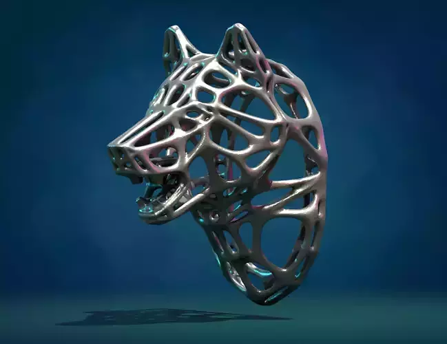 Mesh Wolf head