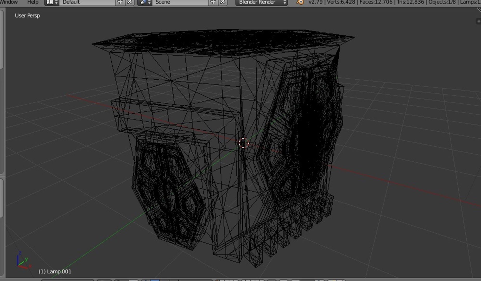 mystic pedestal statue sculpture base 3D print model_5