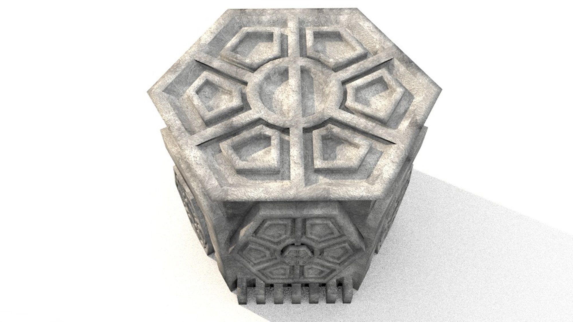 mystic pedestal statue sculpture base 3D print model_4