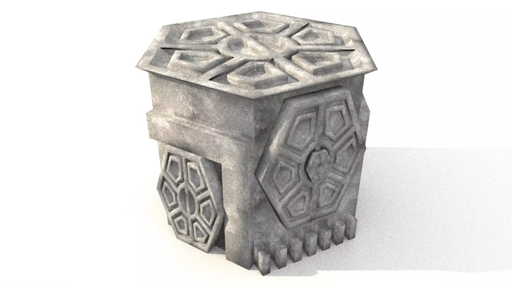 mystic pedestal statue sculpture base 3D print model_0
