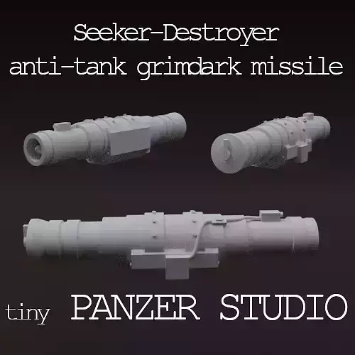 Seeker Destroyer Anti-tank Grimdark Missile ATGM Free 3D print model
