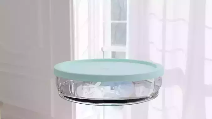 Beautiful Handcrafted Glass Jar for Home Decor 