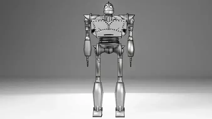 Steel Giant Mid poly 3D model