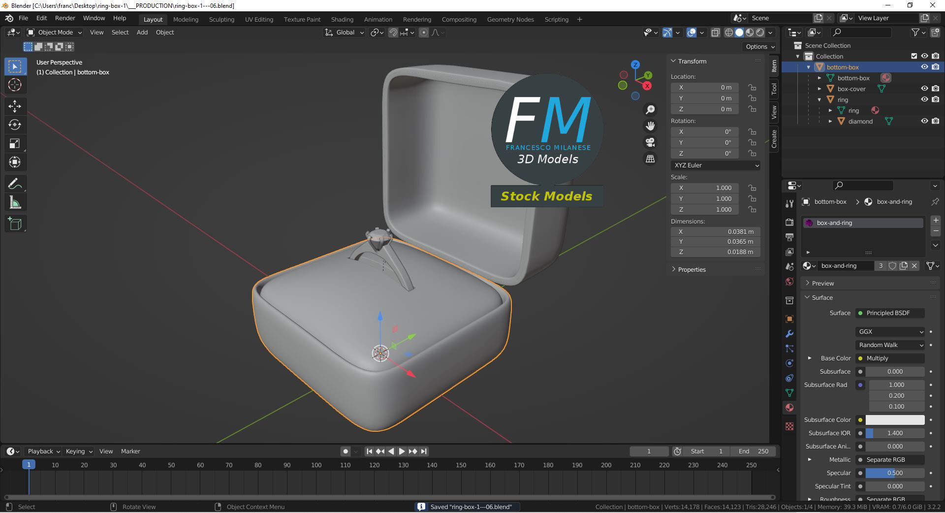 Ring box 1 3D model_9