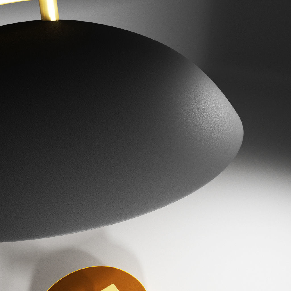 Adriana Bedside Lamp-lampshade Low-poly 3D model_6