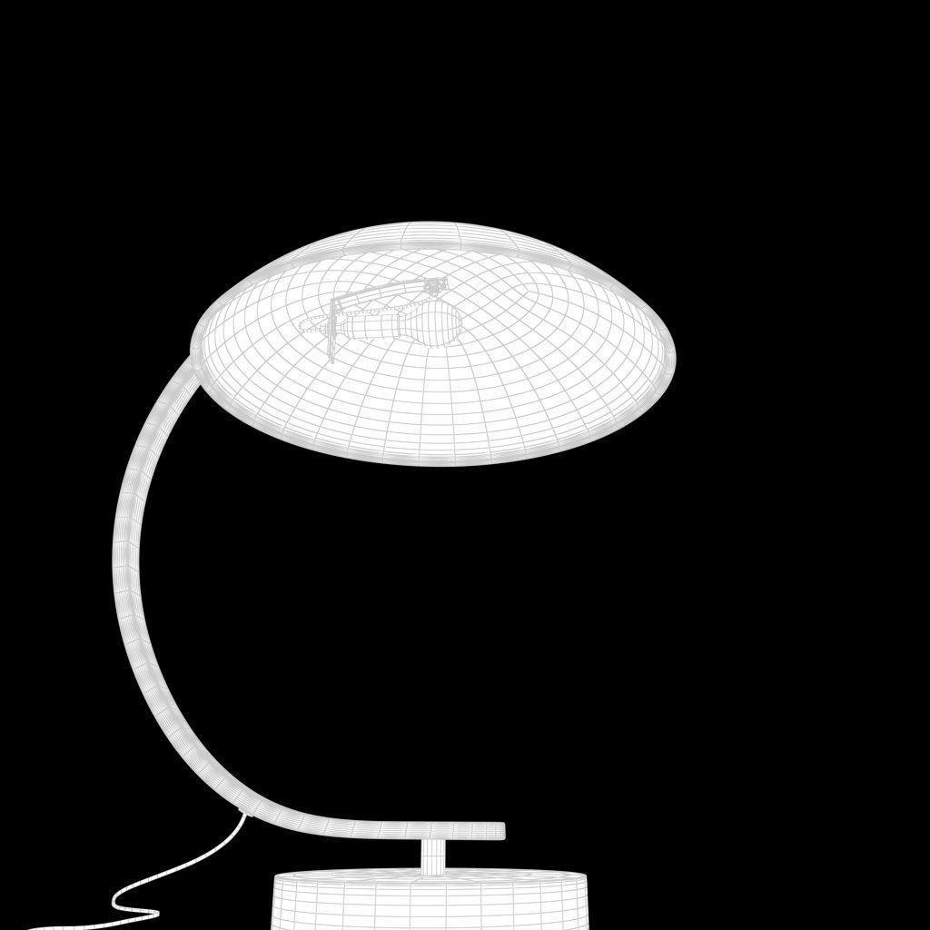 Adriana Bedside Lamp-lampshade Low-poly 3D model_13