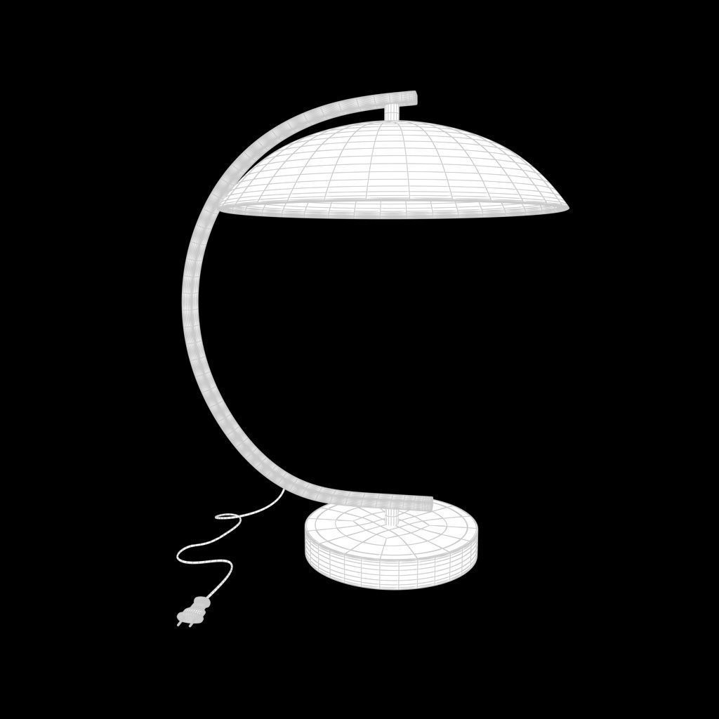 Adriana Bedside Lamp-lampshade Low-poly 3D model_9