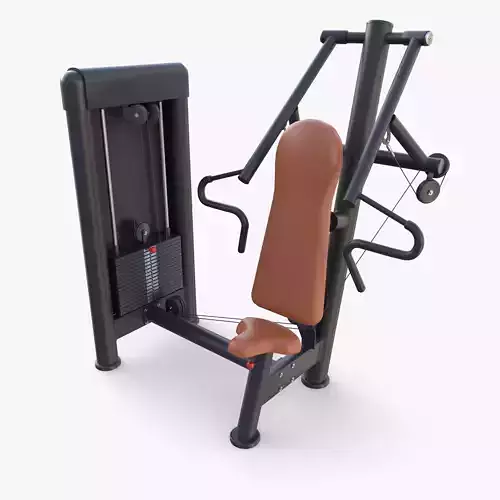 Inclined chest press machine
