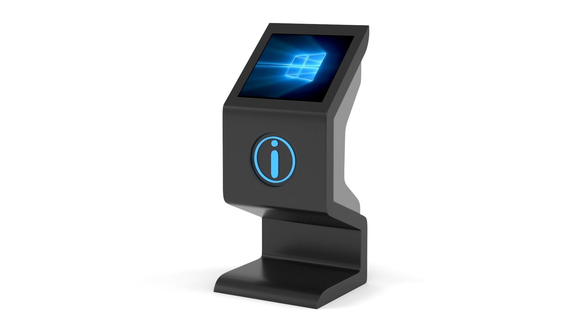 Electronic Kiosk 3D model_2