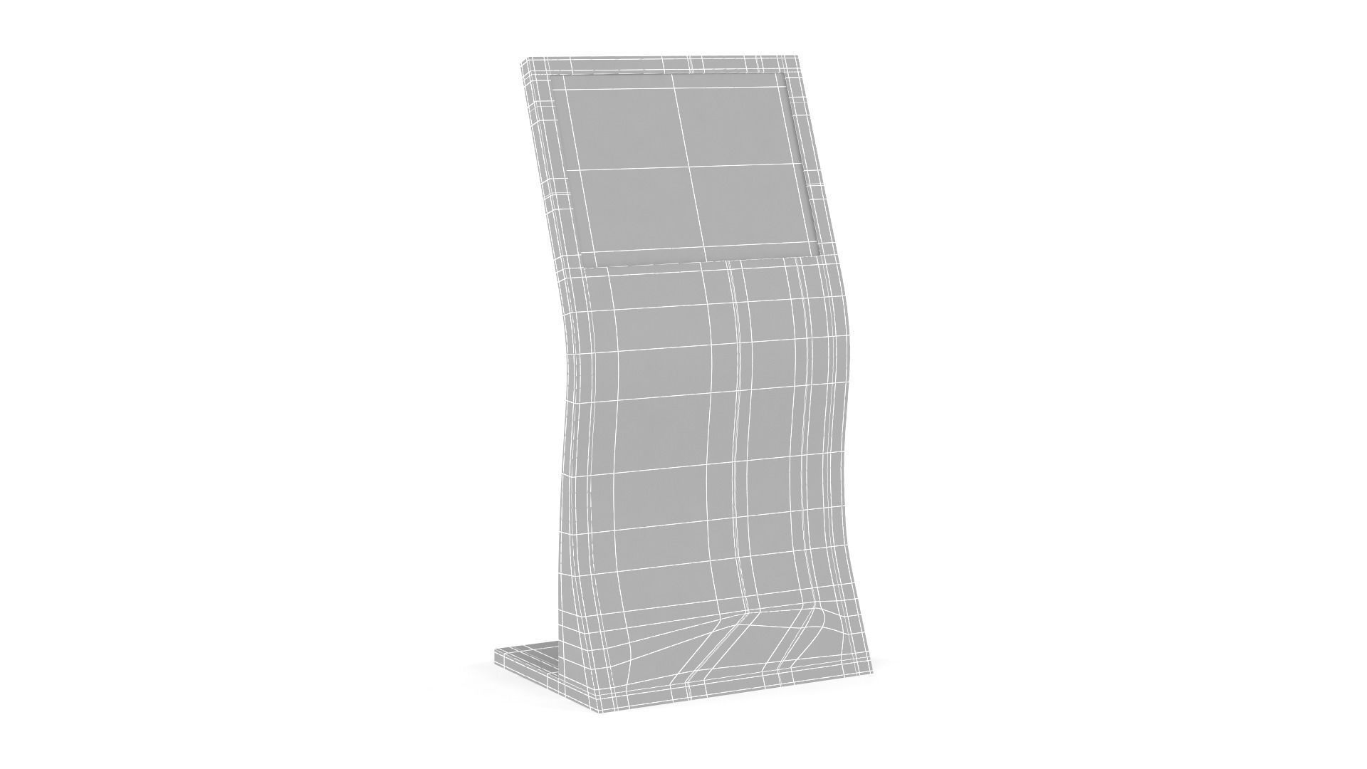 Electronic Kiosk 3D model_15