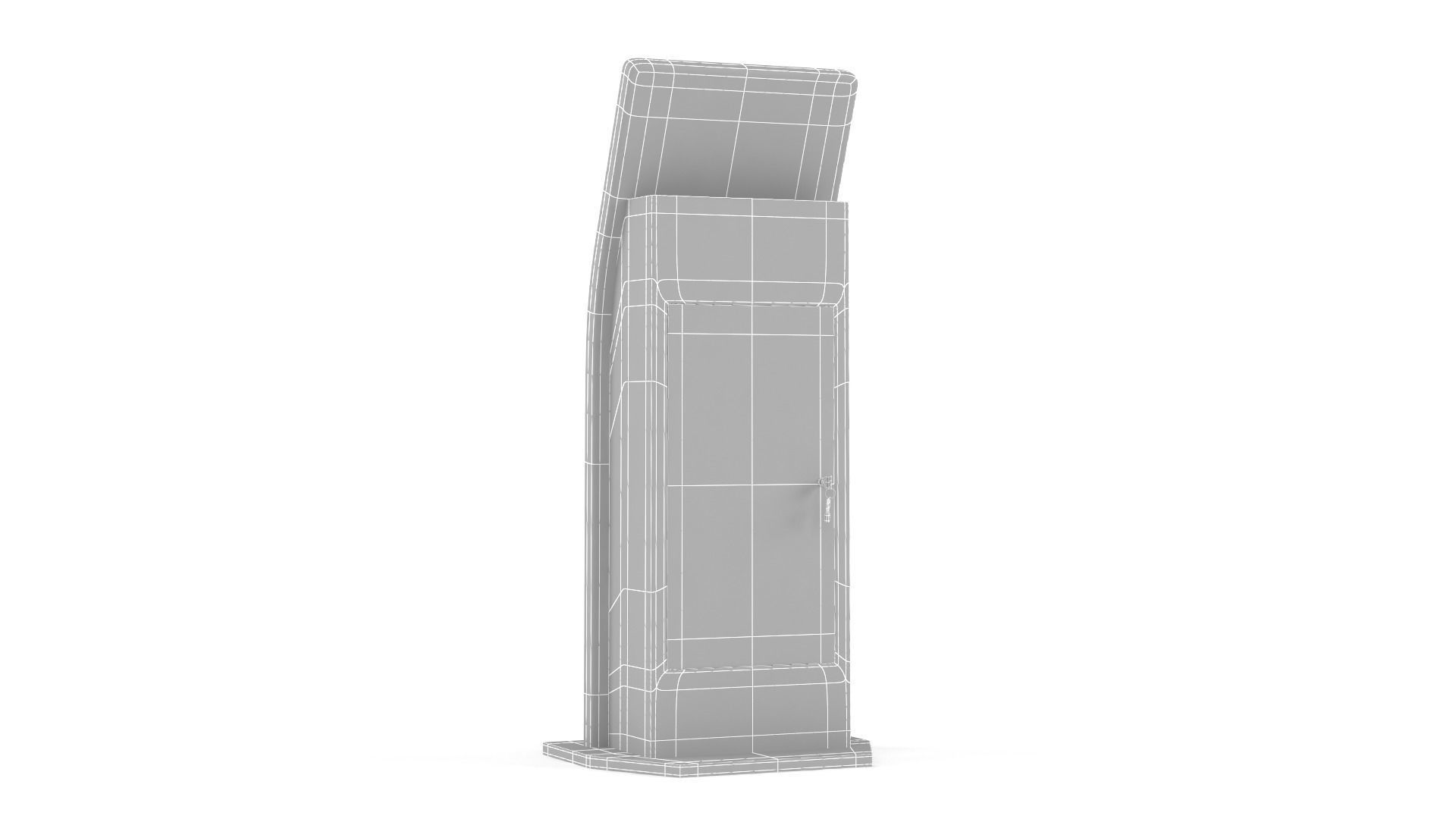 Electronic Kiosk 3D model_19