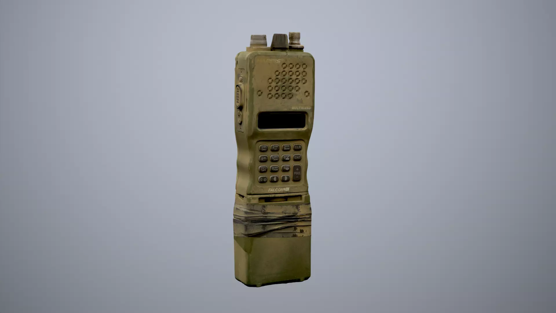 PRC-152 Military Radio Low-poly 3D model_0