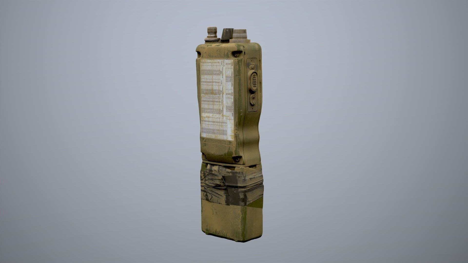 PRC-152 Military Radio Low-poly 3D model_1
