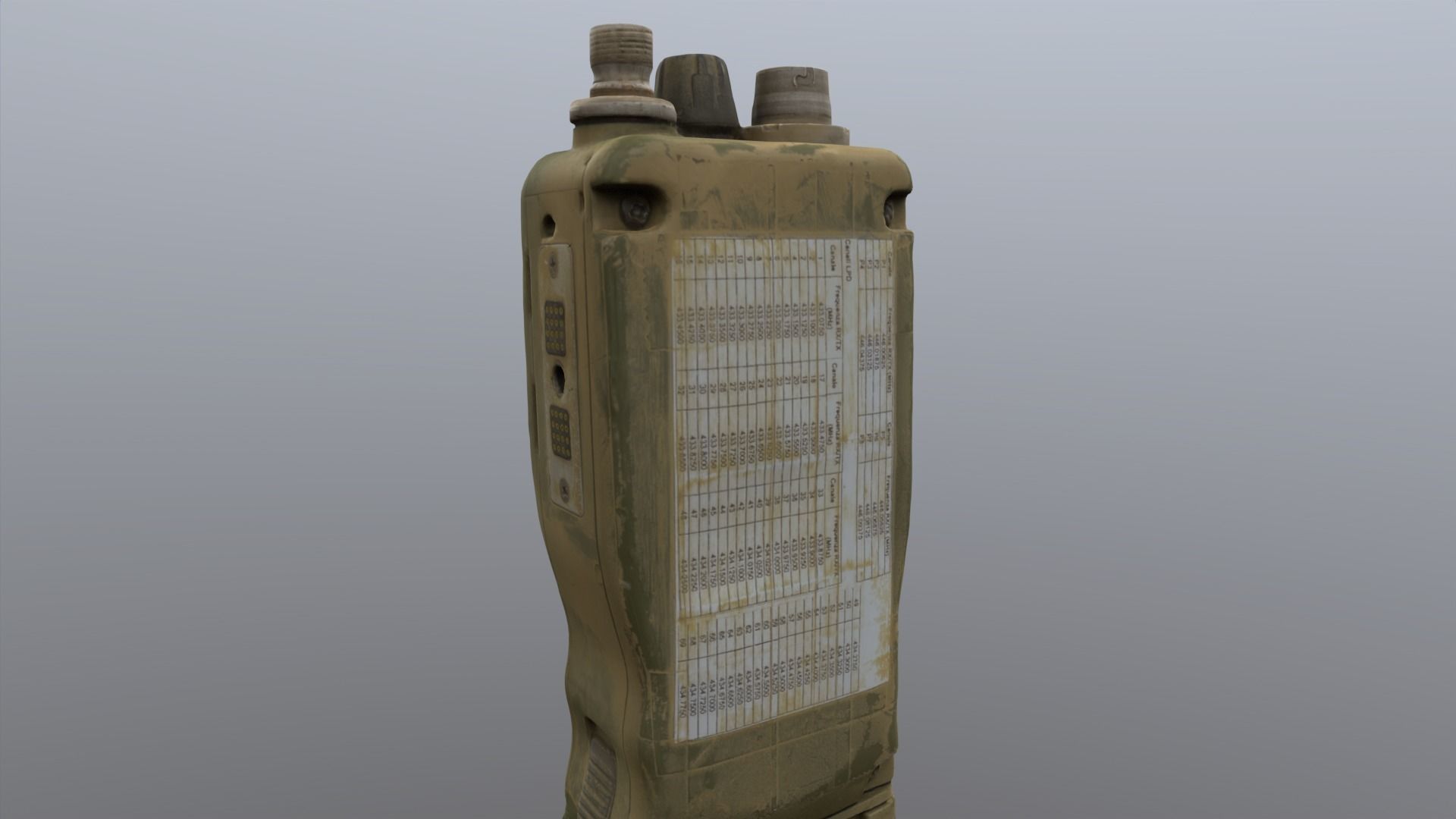 PRC-152 Military Radio Low-poly 3D model_4