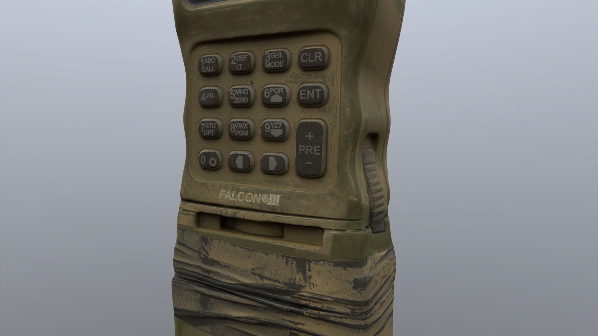 PRC-152 Military Radio Low-poly 3D model_2