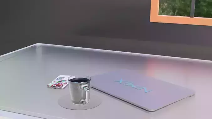 Coffee cup with saucer