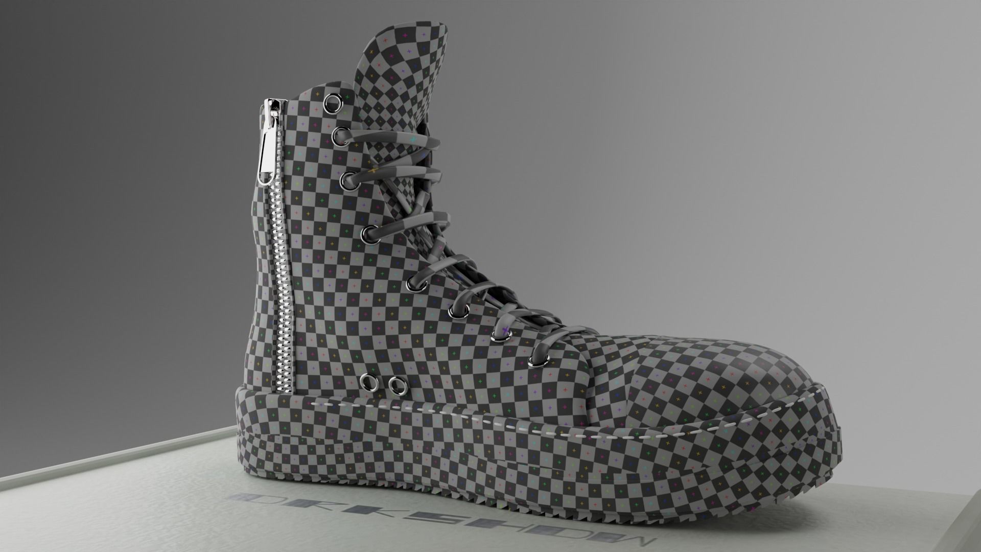 Rick Owens Ramones DRKSHDW 3D model_3