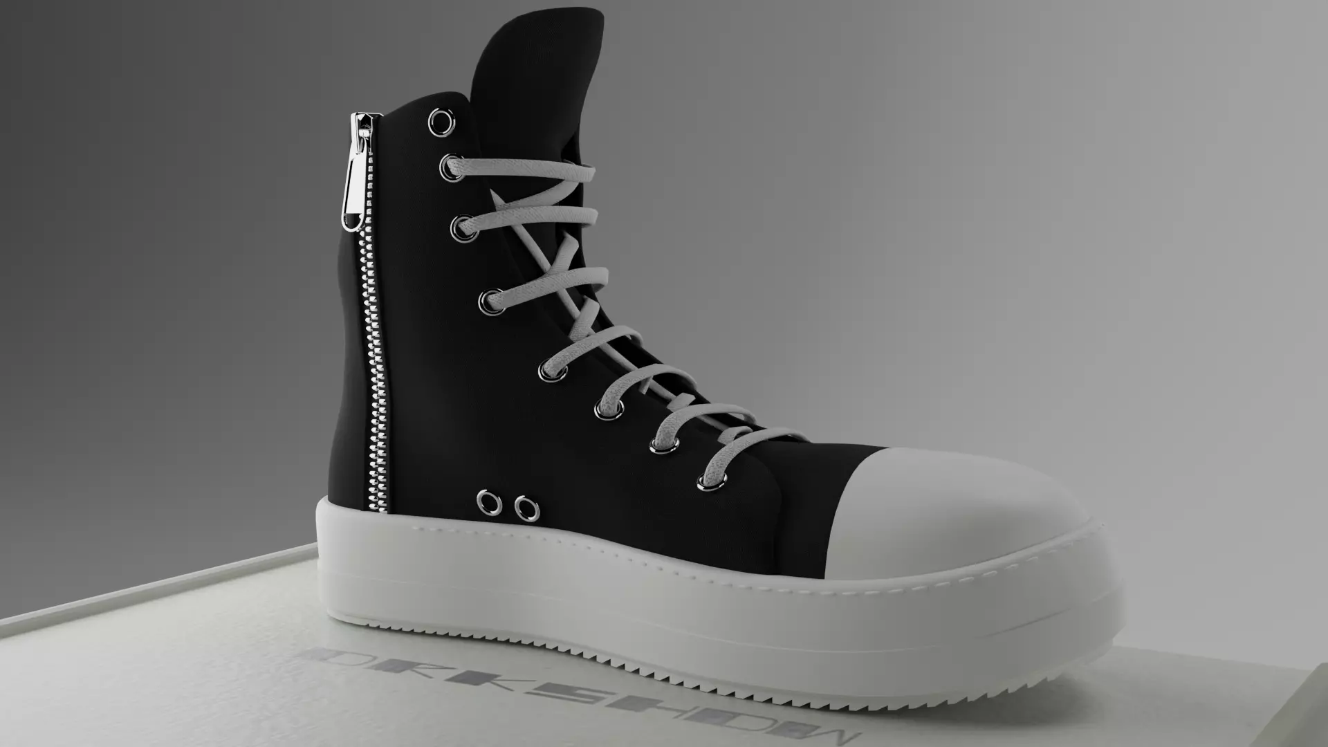 Rick Owens Ramones DRKSHDW 3D model_0