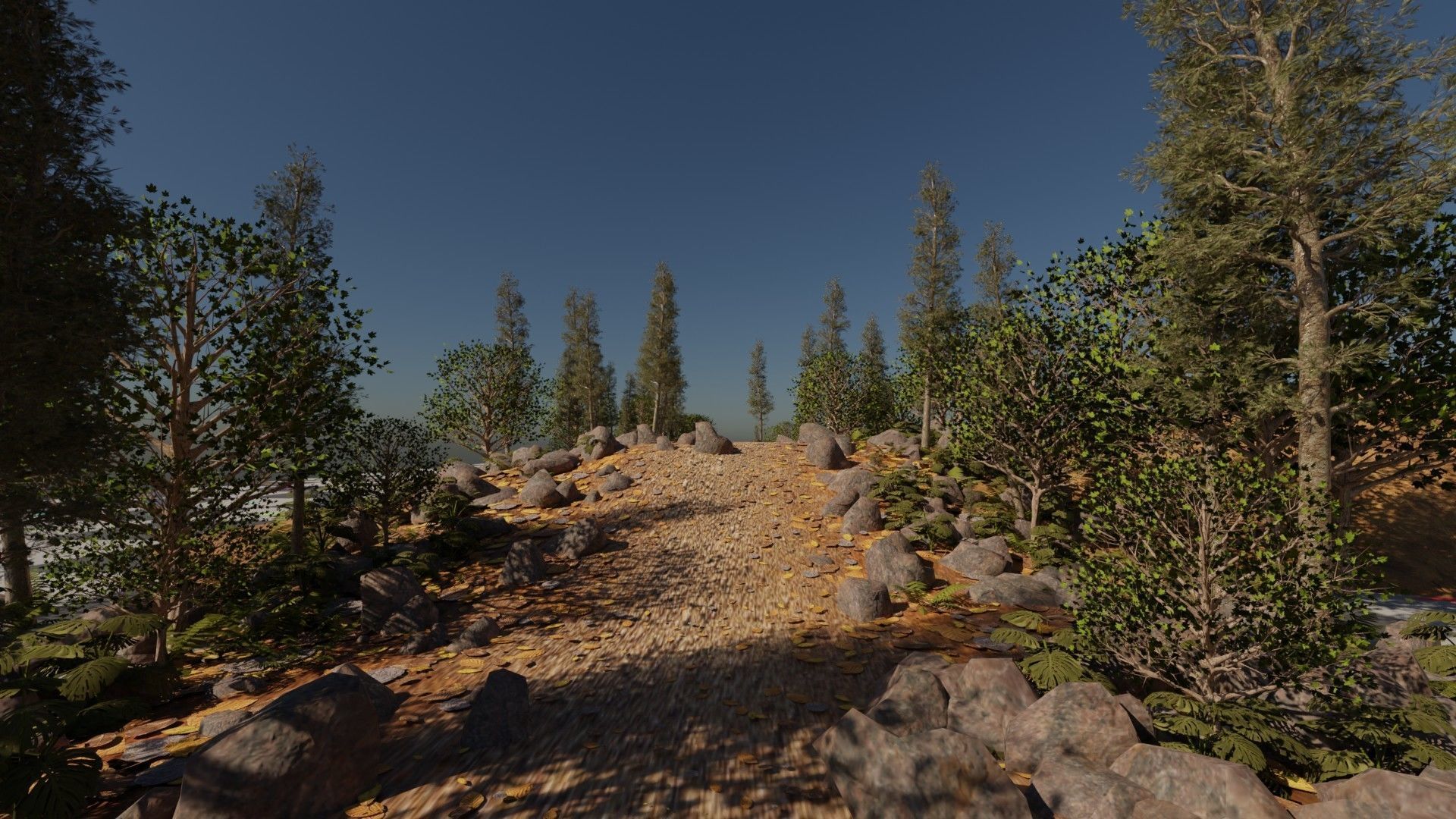 blender geometry nodes dirt path generator 3D model_4