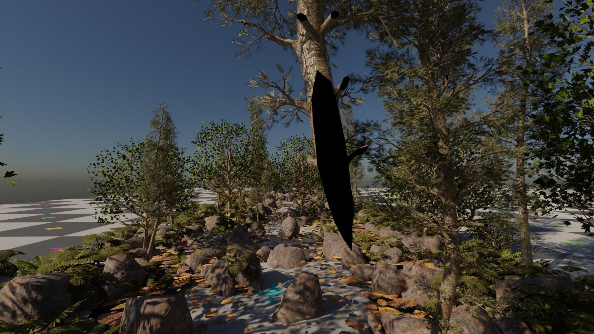 blender geometry nodes dirt path generator 3D model_8