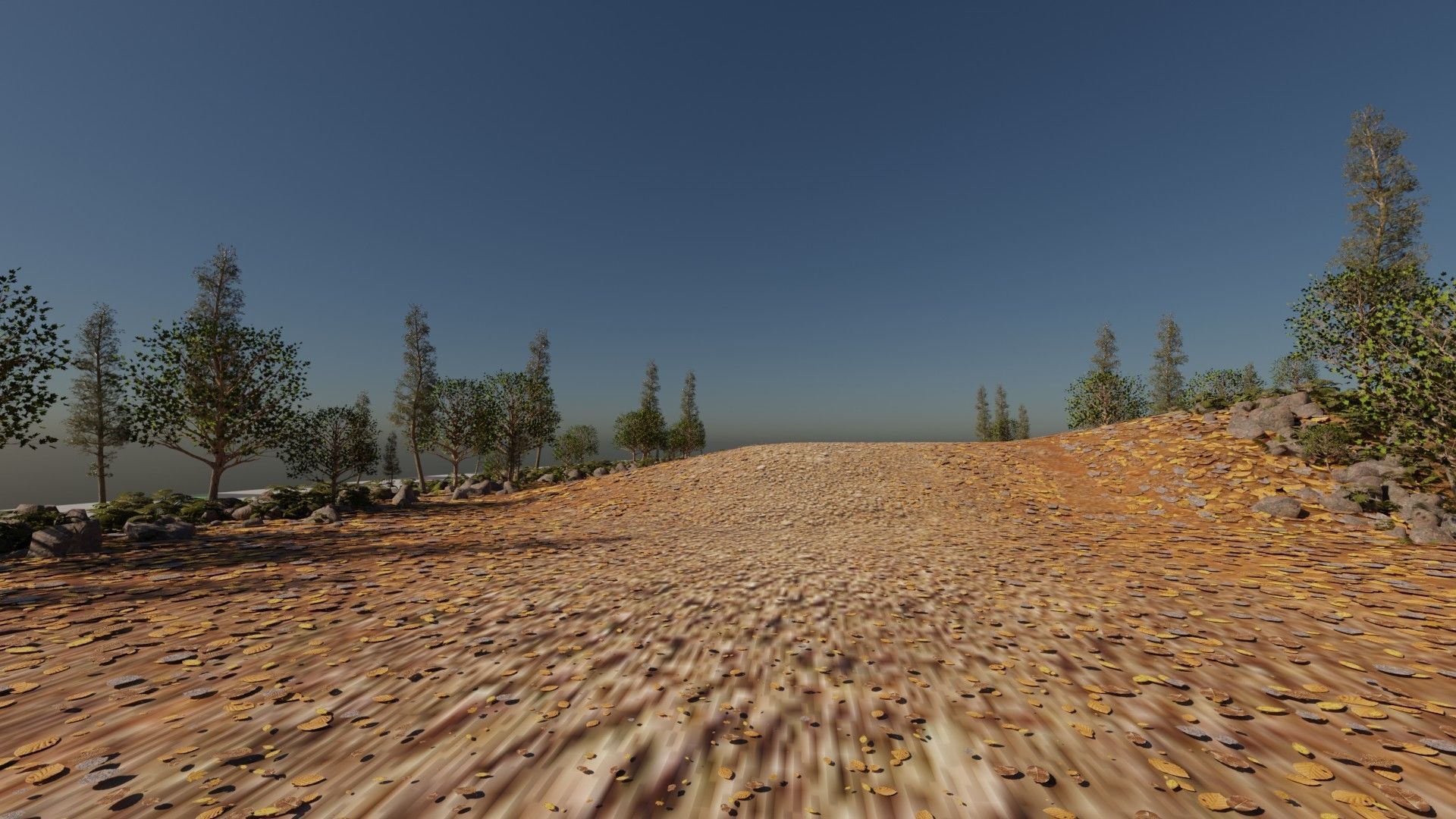 blender geometry nodes dirt path generator 3D model_2