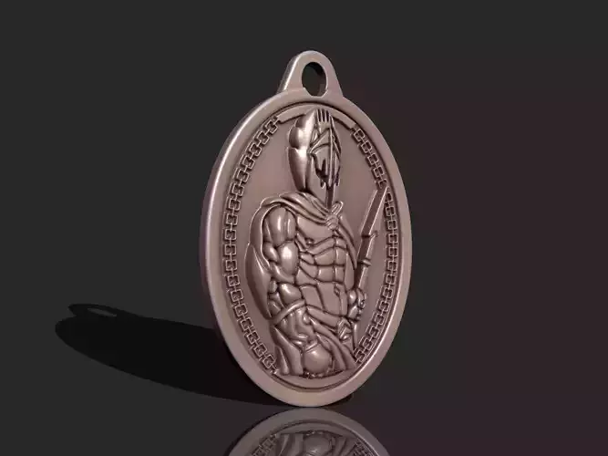 warrior man Ancient Pendant Necklaces for Men